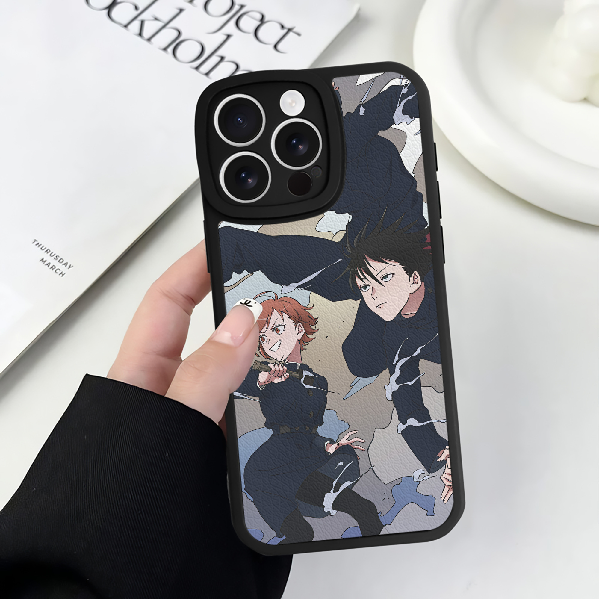 （画像用） SPY×FAMILY间谍家家酒 【iPhone 16シリーズ対応】シリコンスマホケース（レザー調） 材質：シリコン